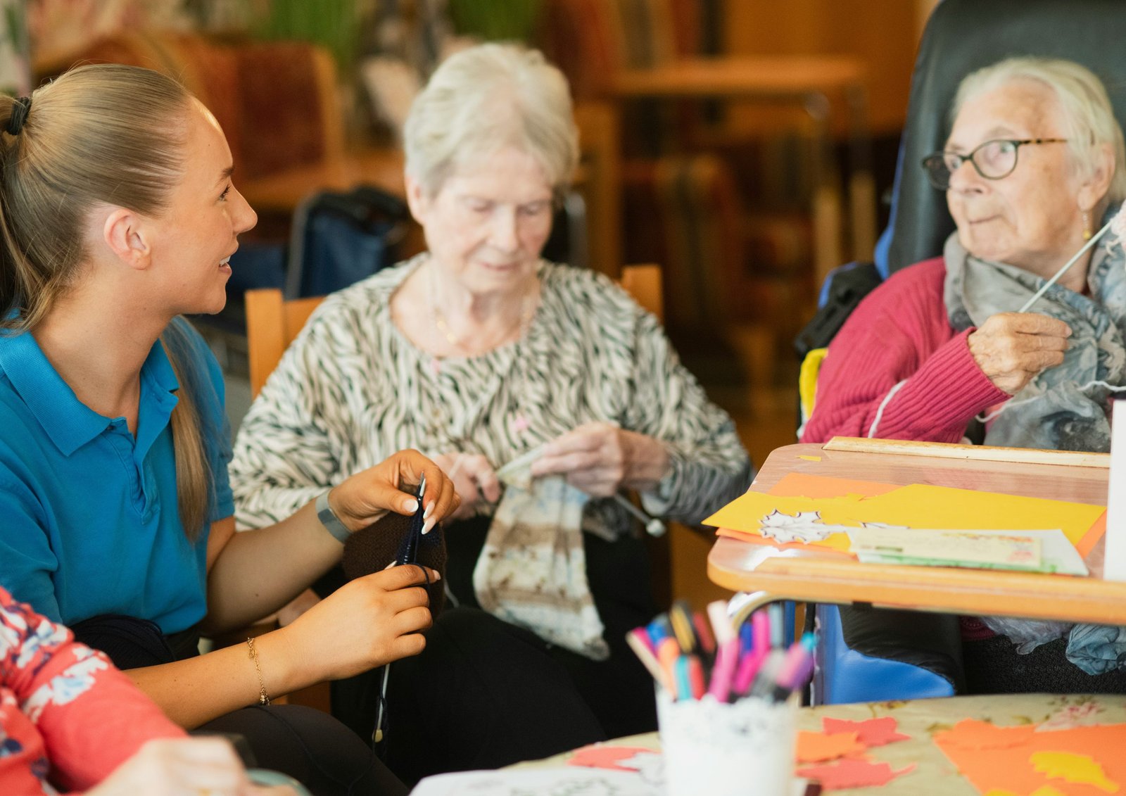 BrightFuture caregiver supporting a client's independence