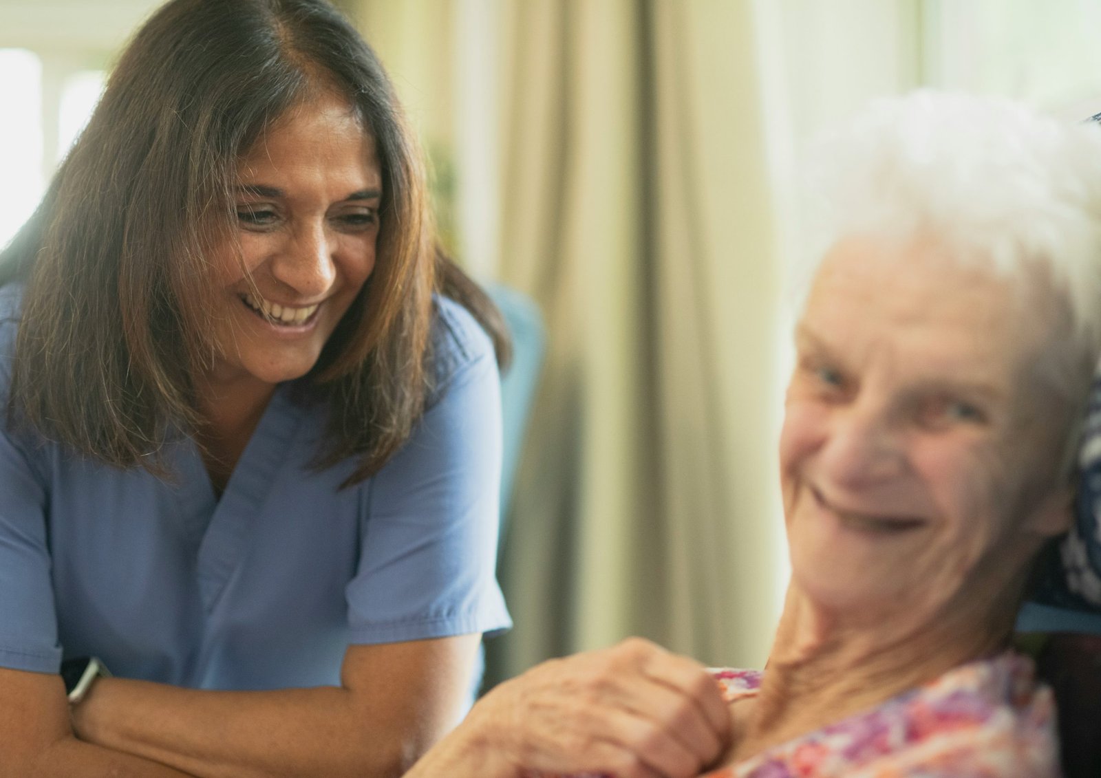Licensed Minnesota caregiver reviewing a care plan